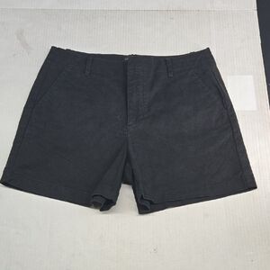 Banana Republic Black Chino Flat Front Shorts 6